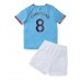 Cheap Manchester City Ilkay Gundogan #8 Home Football Kit Children 2022-23 Short Sleeve (+ pants)